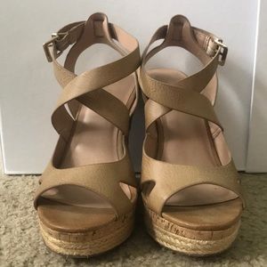 Tan wedges